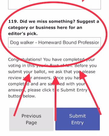 Do you think Homeward Bound is the best Dog Walker in New Hampshire? Head to New Hampshire Magazine to write us in for Best Dog Walker on Question 119! Please only vote once and remember to vote for at least 10 categories!